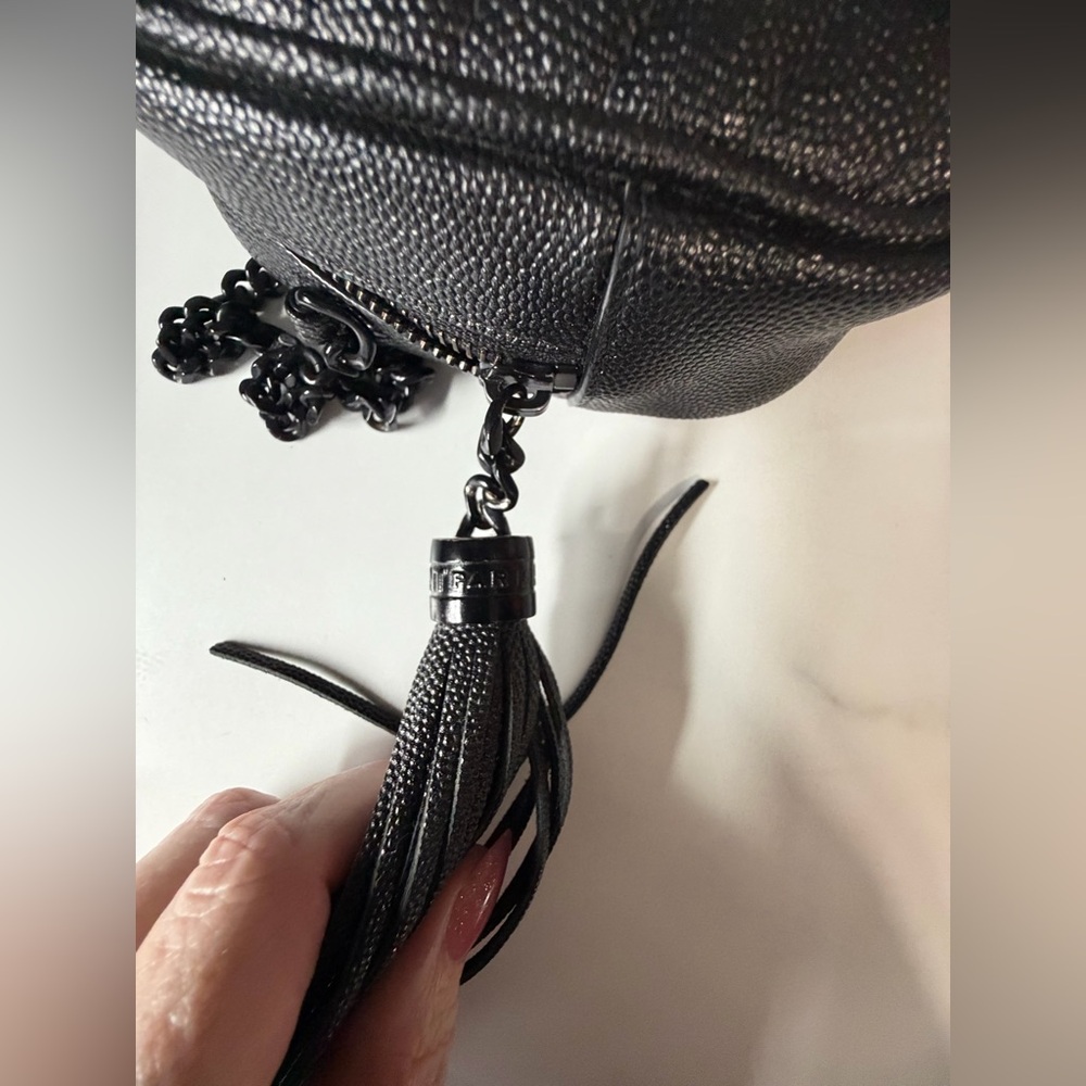 Yves Saint Laurent Black Lou Mini Camera Bag - Picture 5 of 11